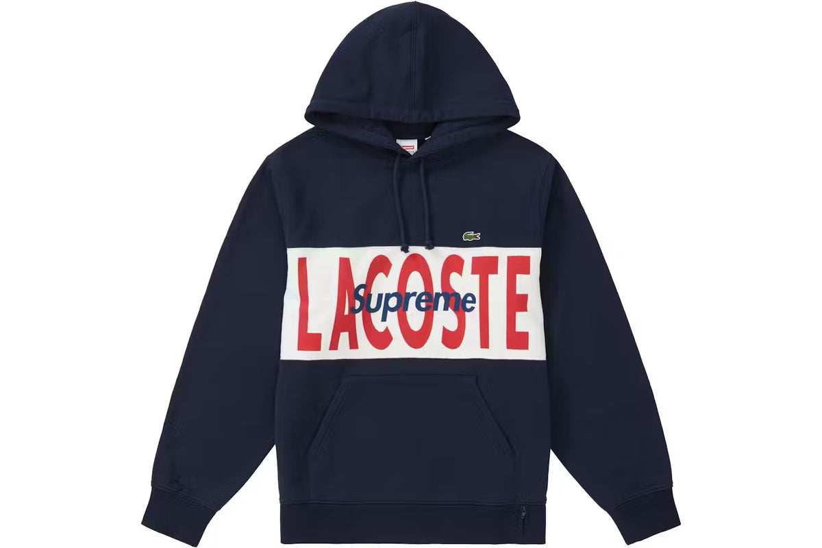 Supreme LACOSTE Logo
Panel Hooded Sweatshirt