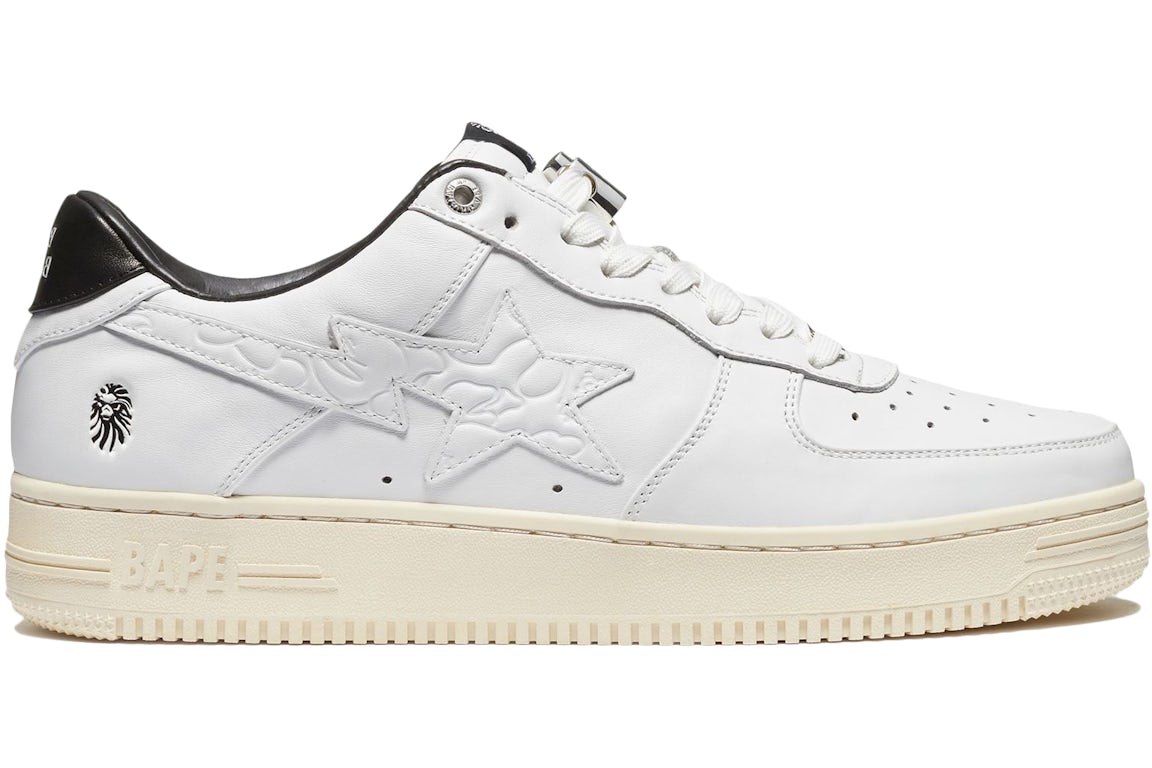 BAPE STAR Low White Black (2022)