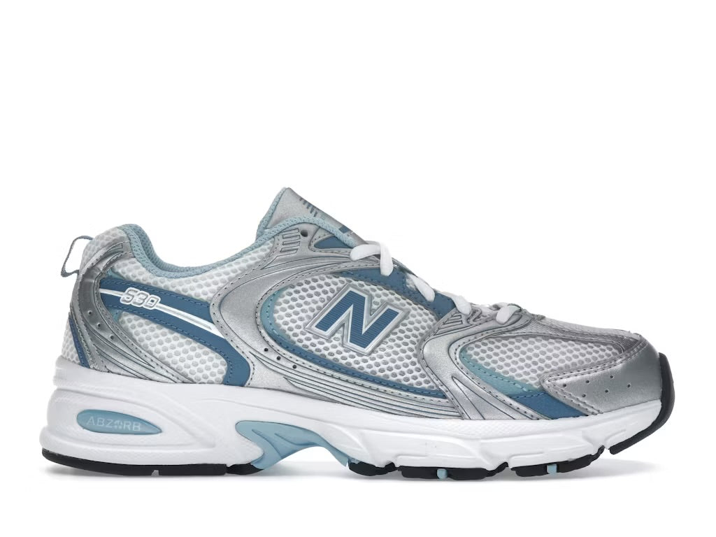 New Balance 530 Argento Metallizzato Blu airone