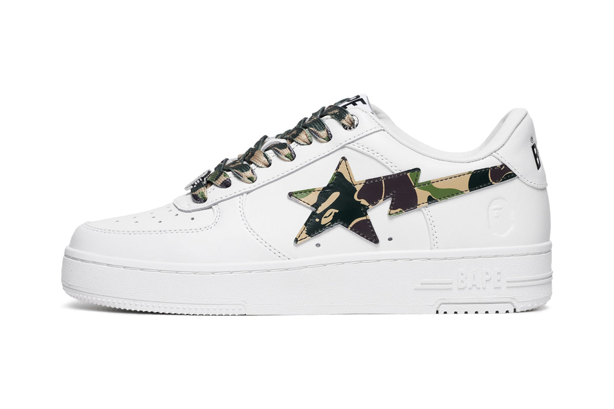 BAPE Sta Low ABC Camo White Green