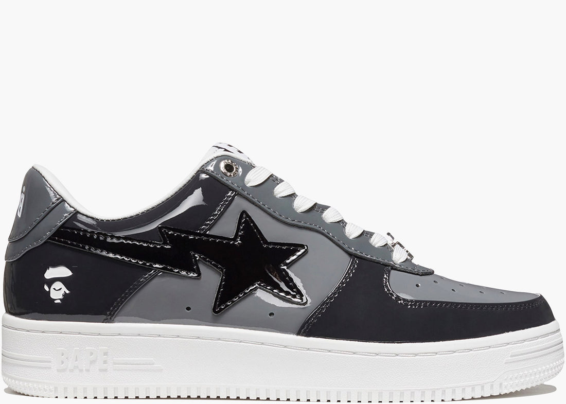 BAPE Sta Low Grey Black