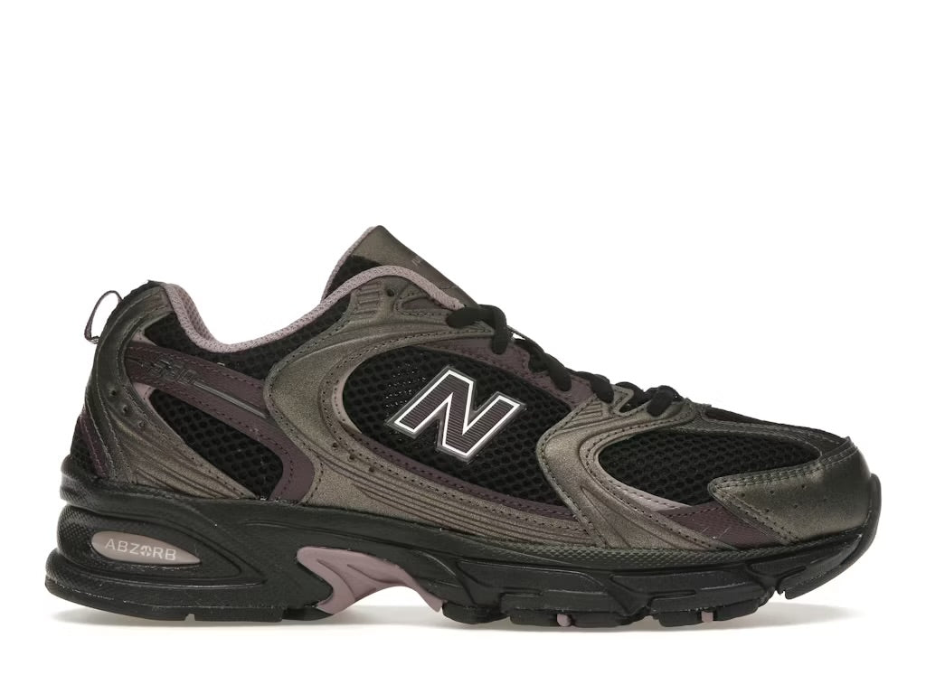 New Balance 530 Nero Metallizzato Prugna Marrone