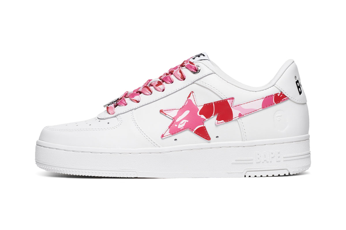 BAPE Sta Low ABC Camo White Pink