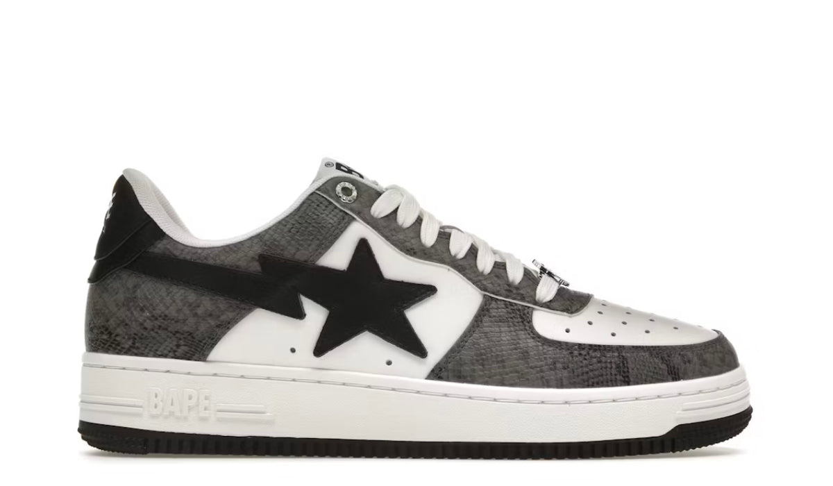 Bape Star Low Black White
