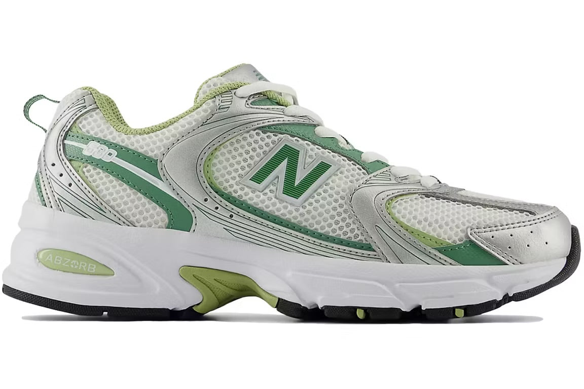 New Balance 530 Argento Metallizzato Verde Menta