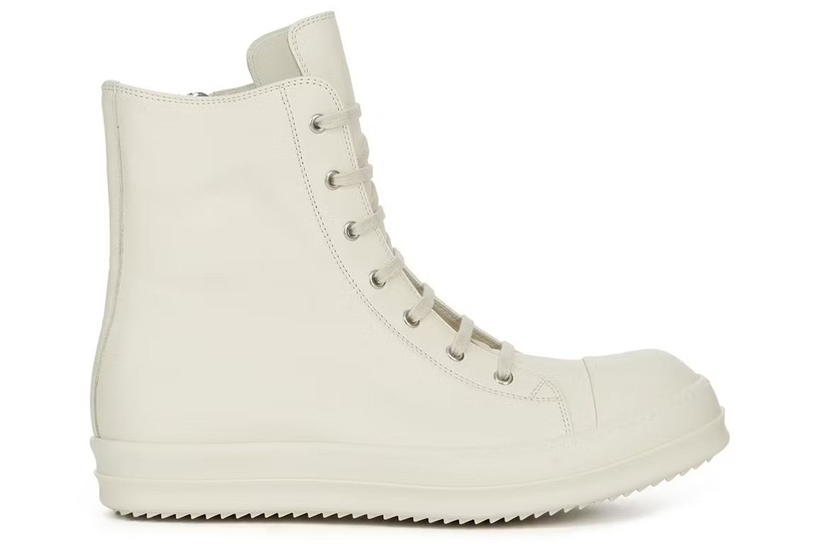 Rick Owens Lido Ramones High Top Bianco