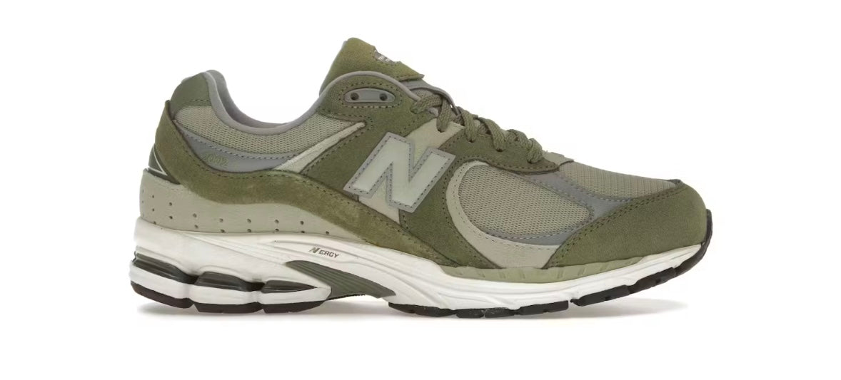 New Balance 2002R Verde oliva Grigio Cachi Chiaro