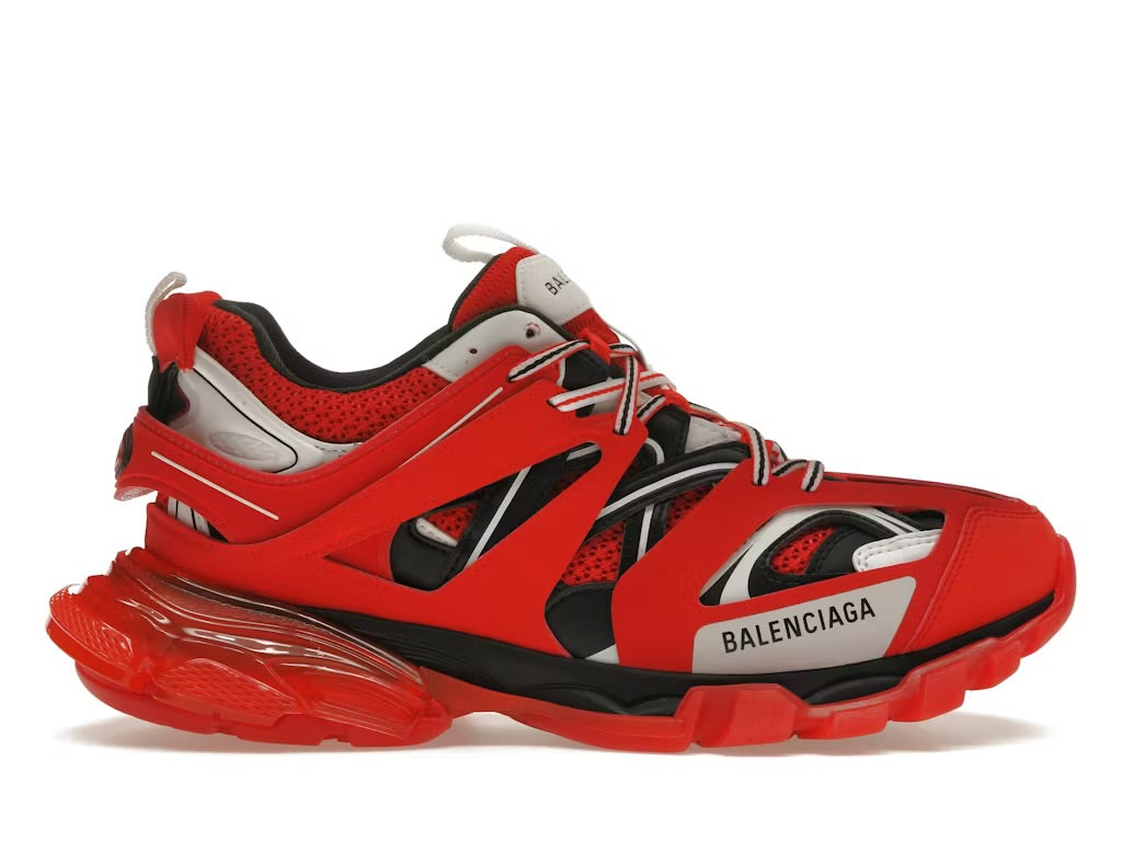 Balenciaga Track Clear Sole Rosso