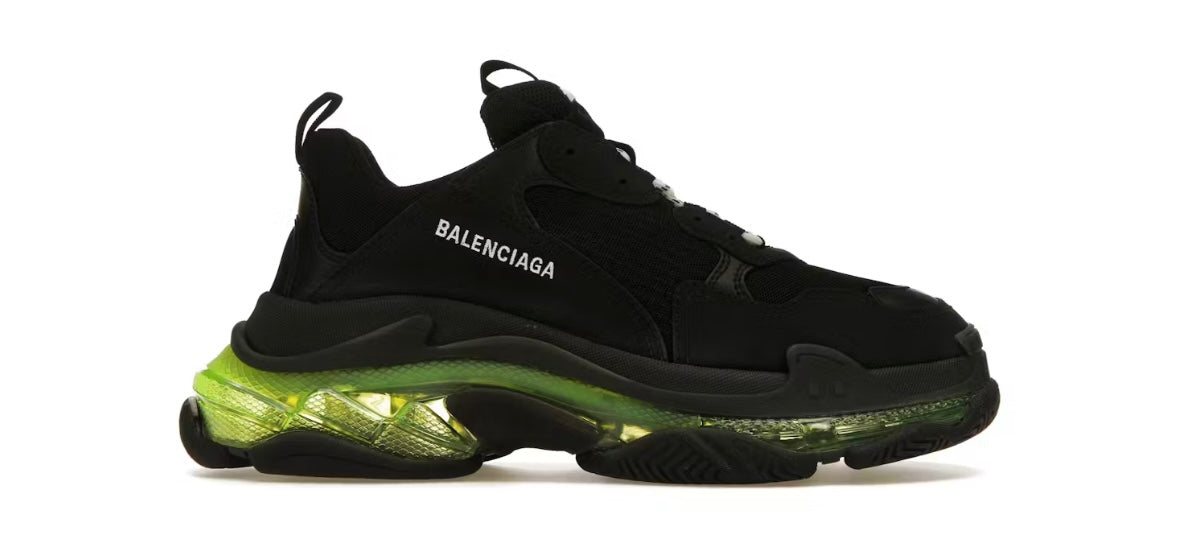 Balenciaga Triple S Nero Giallo Fluo