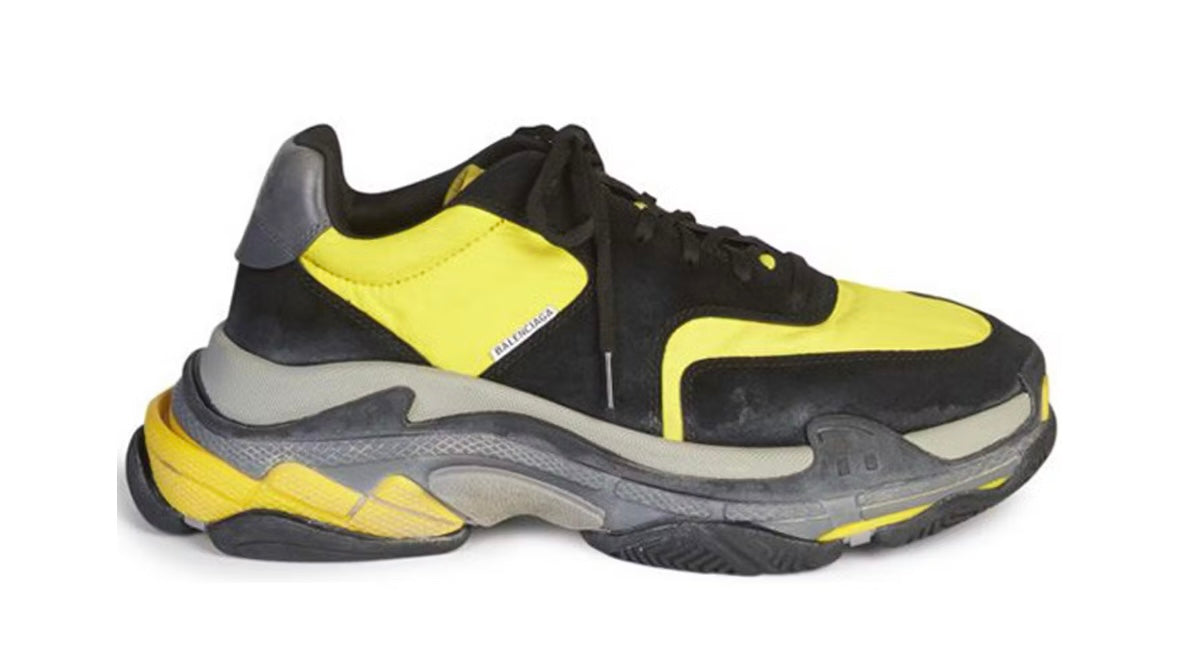 Balenciaga Triple S Nero Giallo
